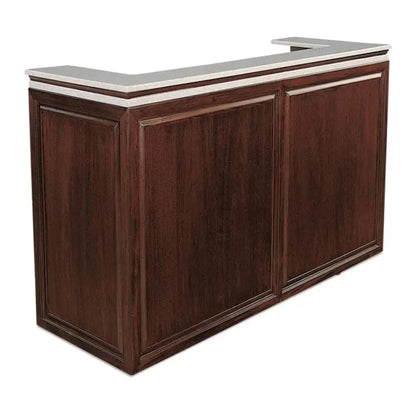 Forbes Industries 5767-6 27" Hardwood Mobile Bar - Avonite Top & Trim - 5767-6