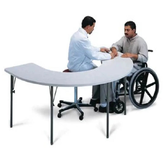 Patterson Medical Supply - Horseshoe Table Plastic Resin 72 X 48 Inch - A370342