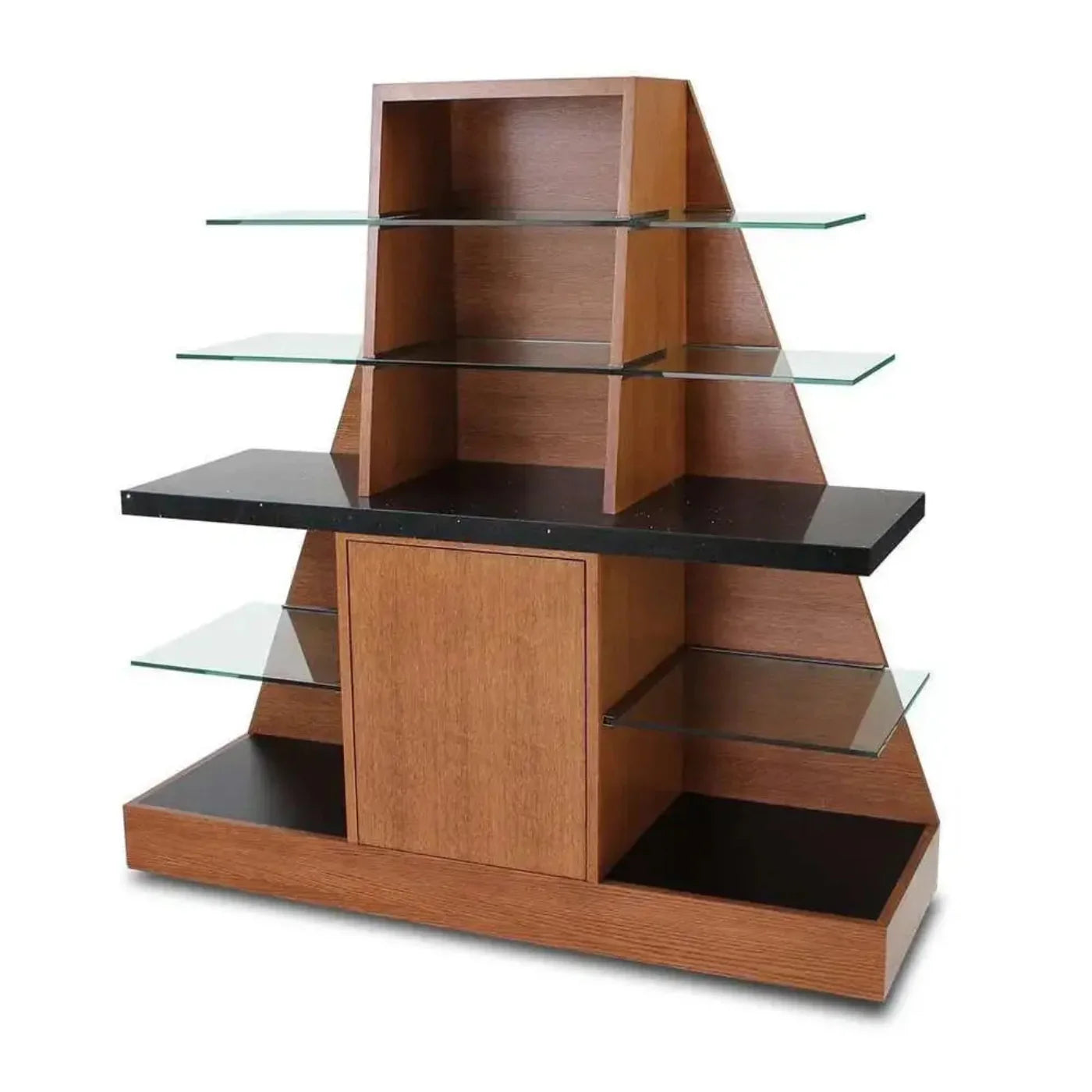 Forbes Industries 5887 25" Hardwood Back Bar - ZEN Design, Wood Veneer Exterior, Avonite Countertop - 5887