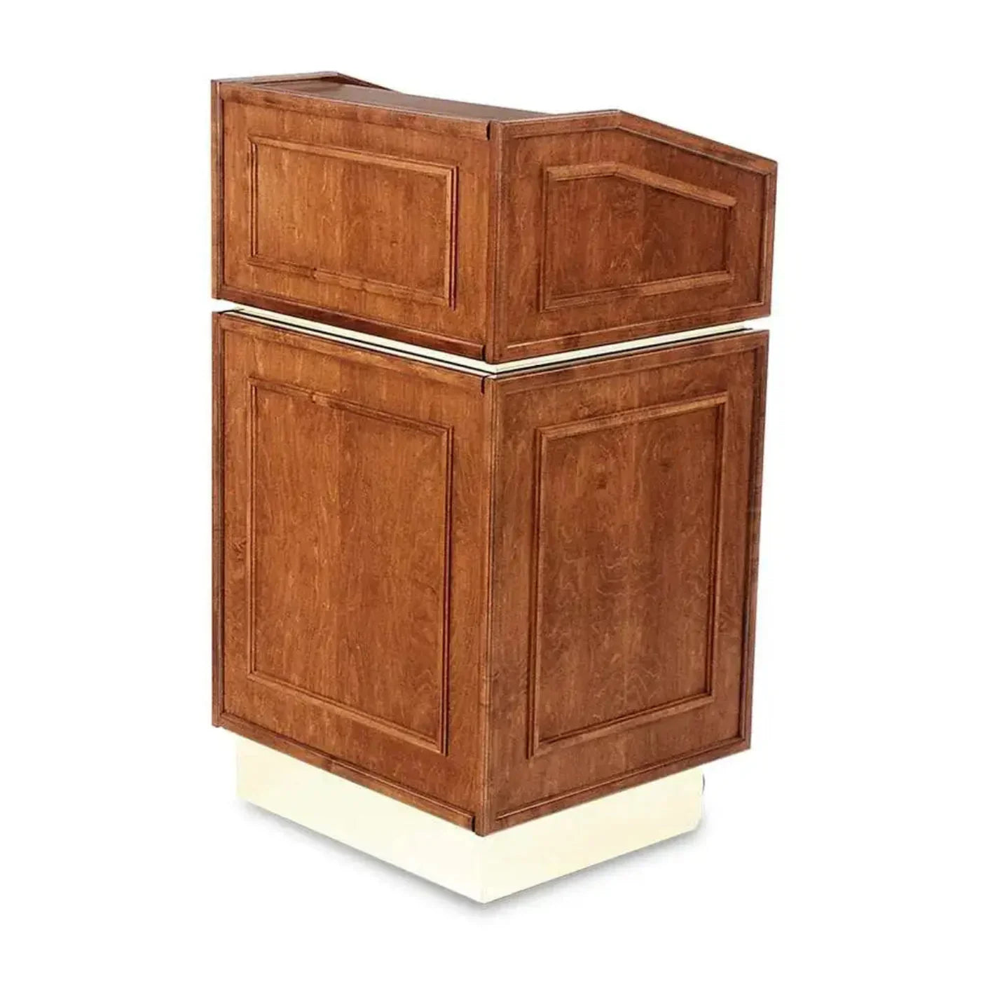 Forbes Industries 5918 26" Height-Adjustable Podium Wood Veneer Floor & Tabletop Convertible - 5918