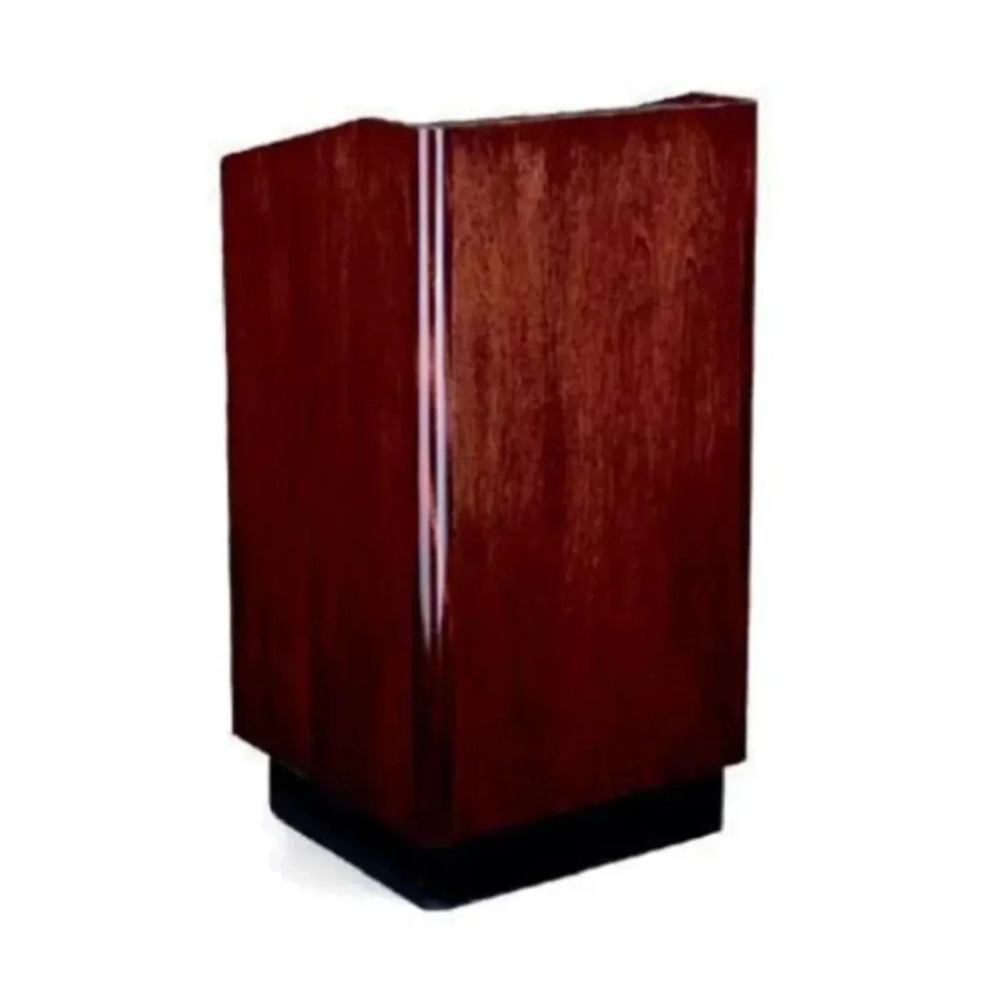 Forbes Industries 5920 25.5" Floor style Podium Wood Veneer Cabinet W/Round Corners and Two Shelves. - 5920