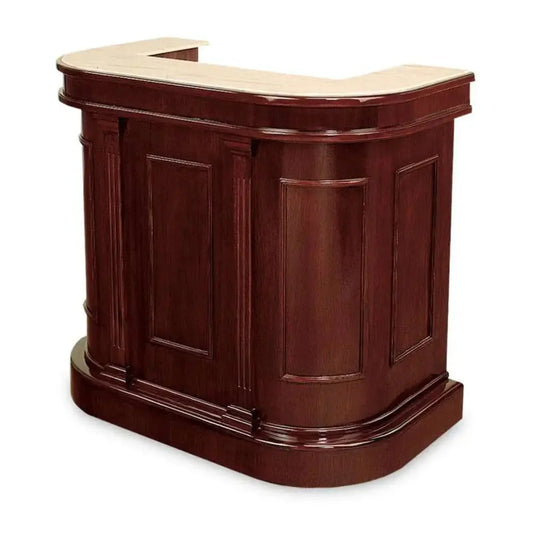 Forbes Industries 5926 51" Host Station - Elegant Wood Veneer Cabinet with Solid Wood Molding - 5926