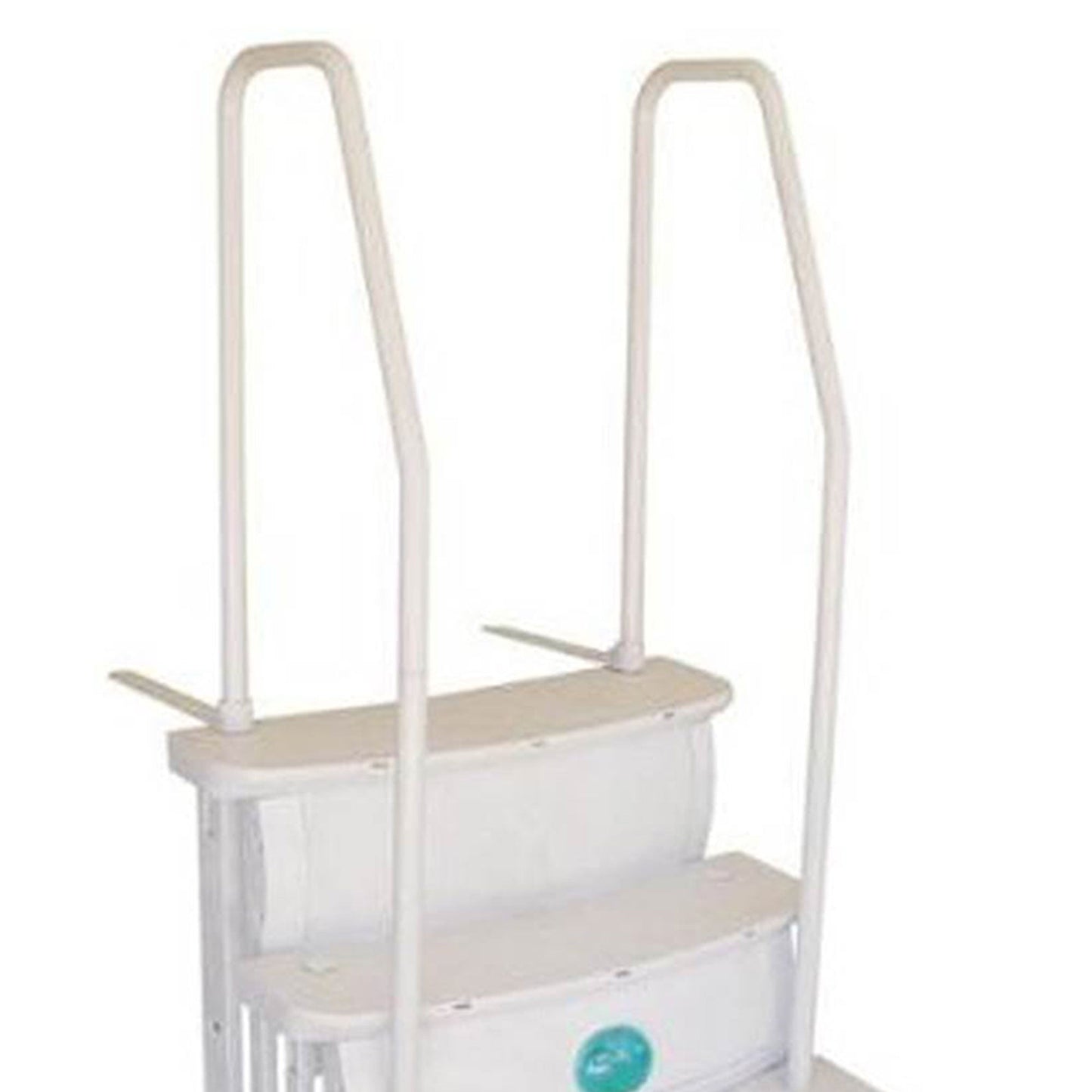 Main Access iStep Above Ground Swimming Pool Deck Entry Steps Ladder & LED Light - 59343