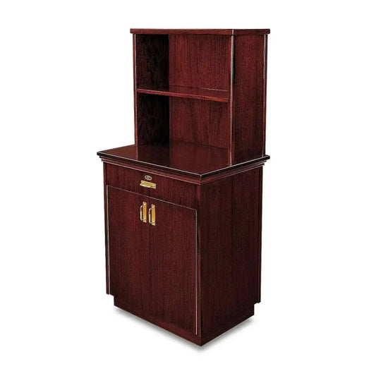 Forbes Industries 5980 30" Waiter's Station in Wood Veneer W/3-Sided Top Section - 5980