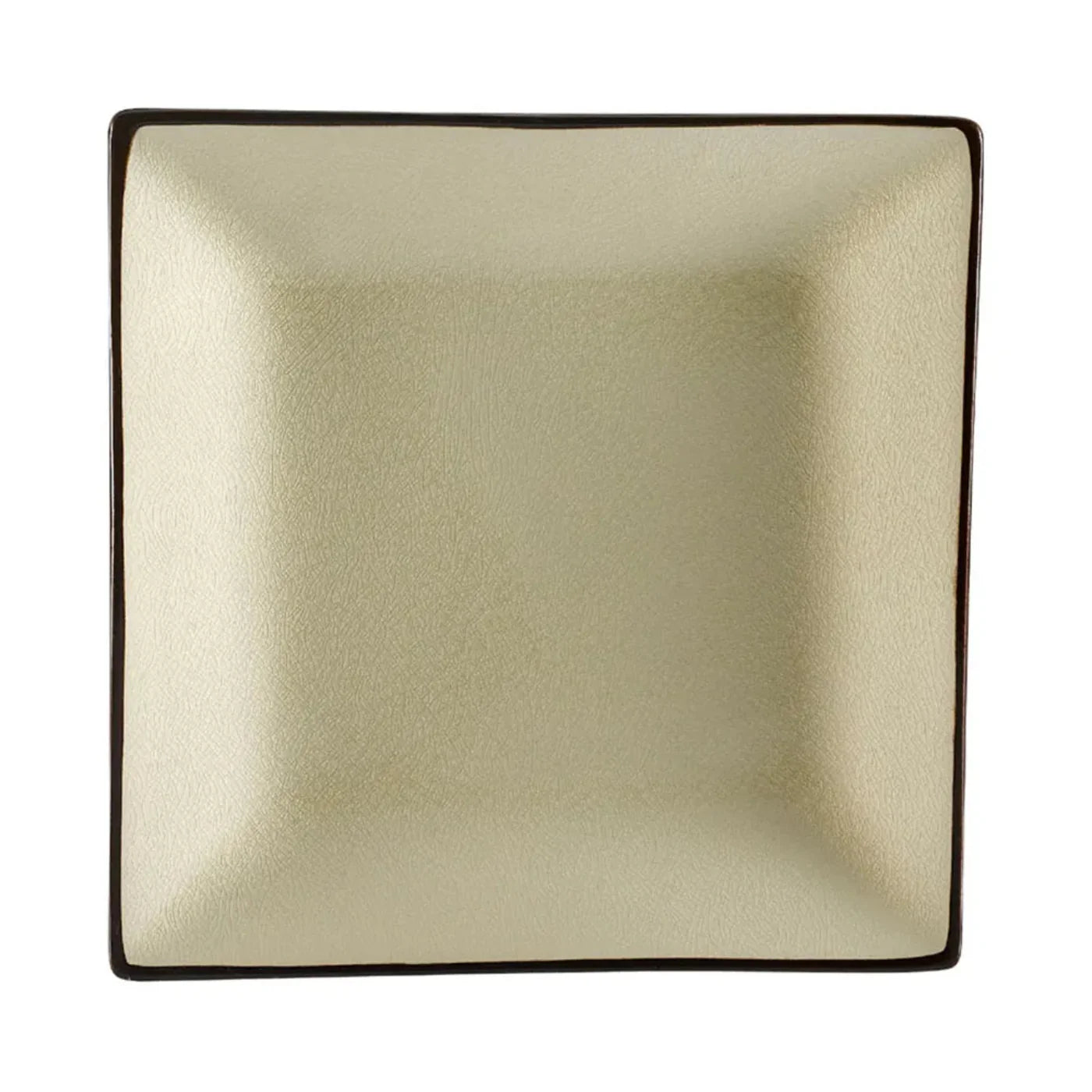 CAC China Square Plate Creamy White 10" Case of 12 Pcs - 6-S16-W