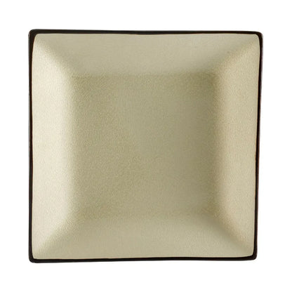 CAC China Square Plate Creamy White 11 1/2" Case of 12 Pcs -  6-S21-W