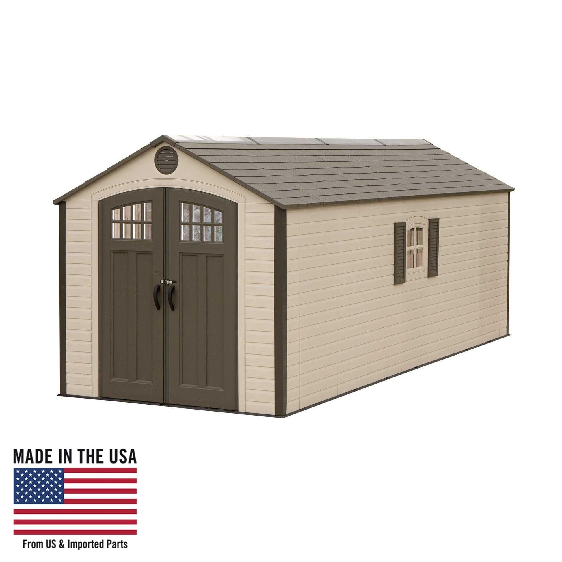 Lifetime 8 Ft. X 20 Ft. Outdoor Storage Shed - 60120 - Backyard Provider