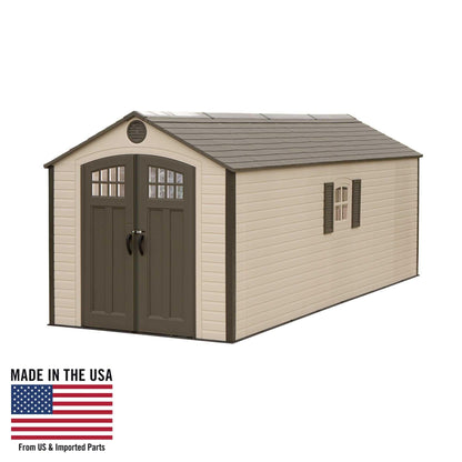 Lifetime 8 Ft. X 20 Ft. Outdoor Storage Shed - 60120 - Backyard Provider