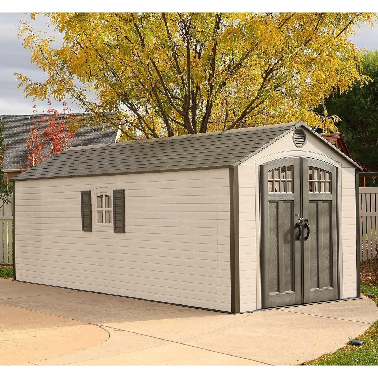 Lifetime 8 Ft. X 20 Ft. Outdoor Storage Shed - 60120 - Backyard Provider