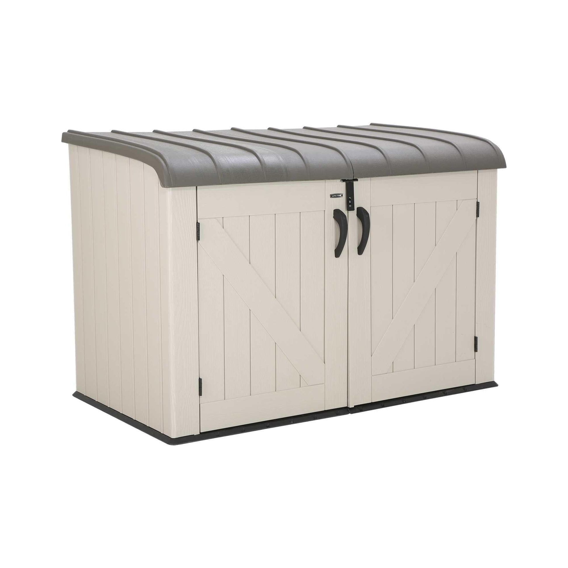 Lifetime Horizontal Storage Shed (75 Cubic Feet) - 60170 - Backyard Provider