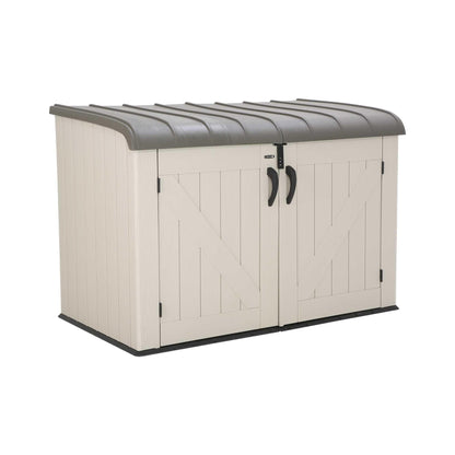 Lifetime Horizontal Storage Shed (75 Cubic Feet) - 60170 - Backyard Provider