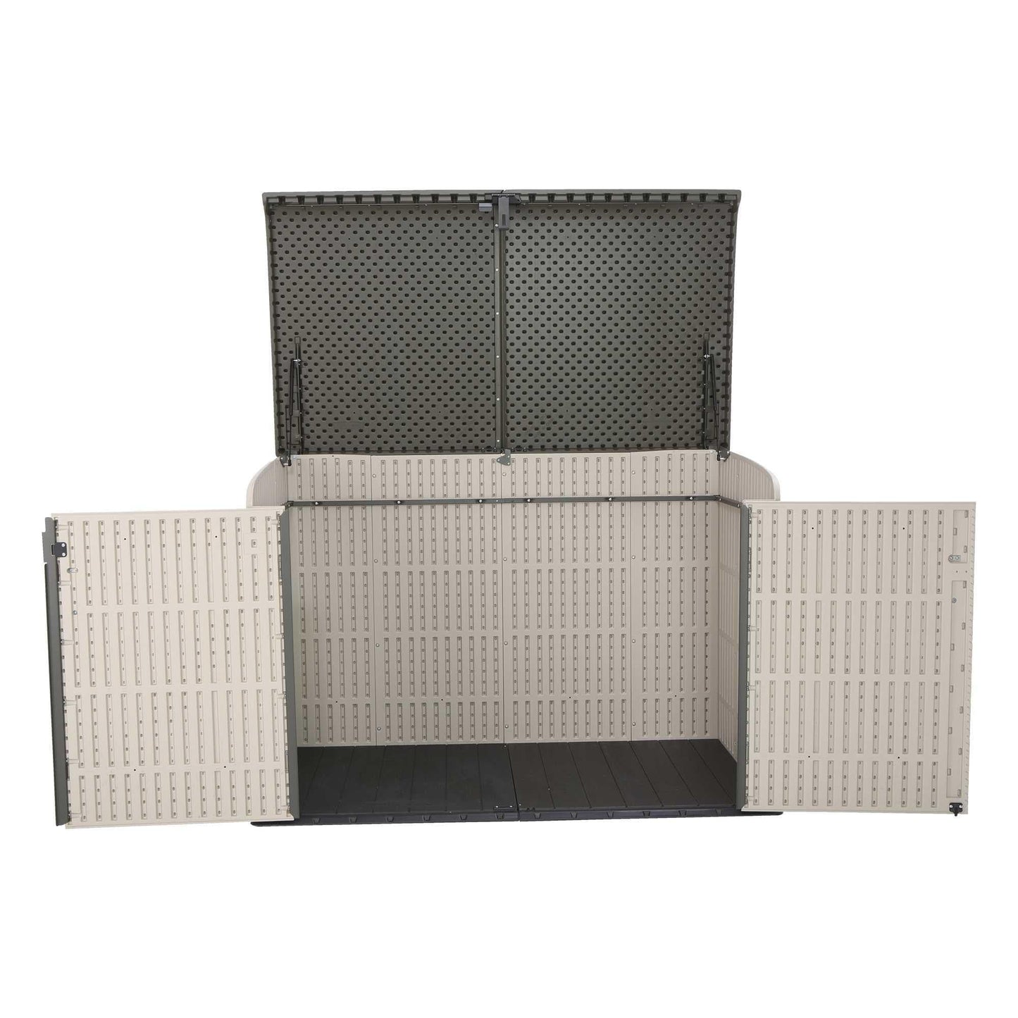 Lifetime Horizontal Storage Shed (75 Cubic Feet) - 60170 - Backyard Provider