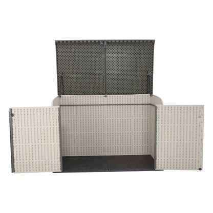 Lifetime Horizontal Storage Shed (75 Cubic Feet) - 60170 - Backyard Provider