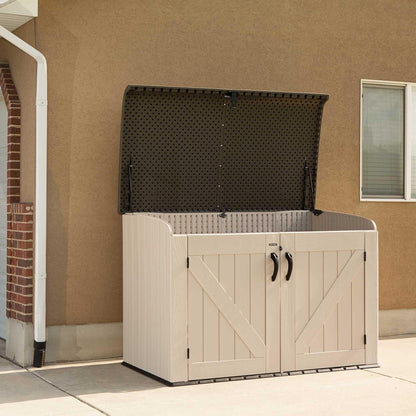 Lifetime Horizontal Storage Shed (75 Cubic Feet) - 60170 - Backyard Provider