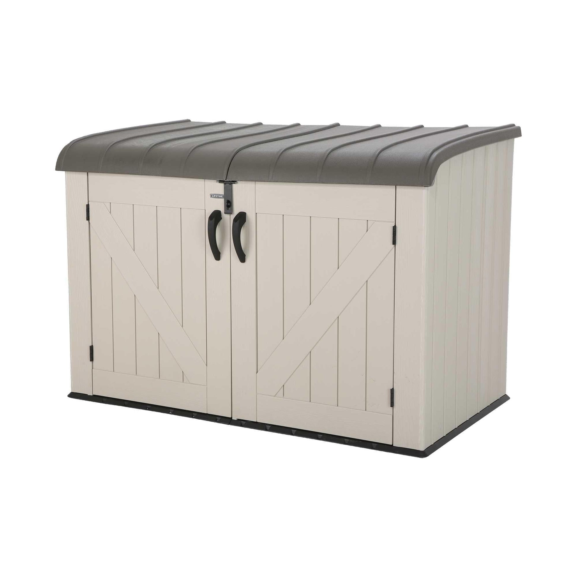 Lifetime Horizontal Storage Shed (75 Cubic Feet) - 60170 - Backyard Provider
