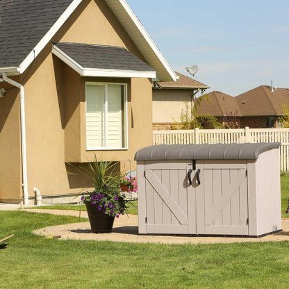 Lifetime Horizontal Storage Shed (75 Cubic Feet) - 60170 - Backyard Provider