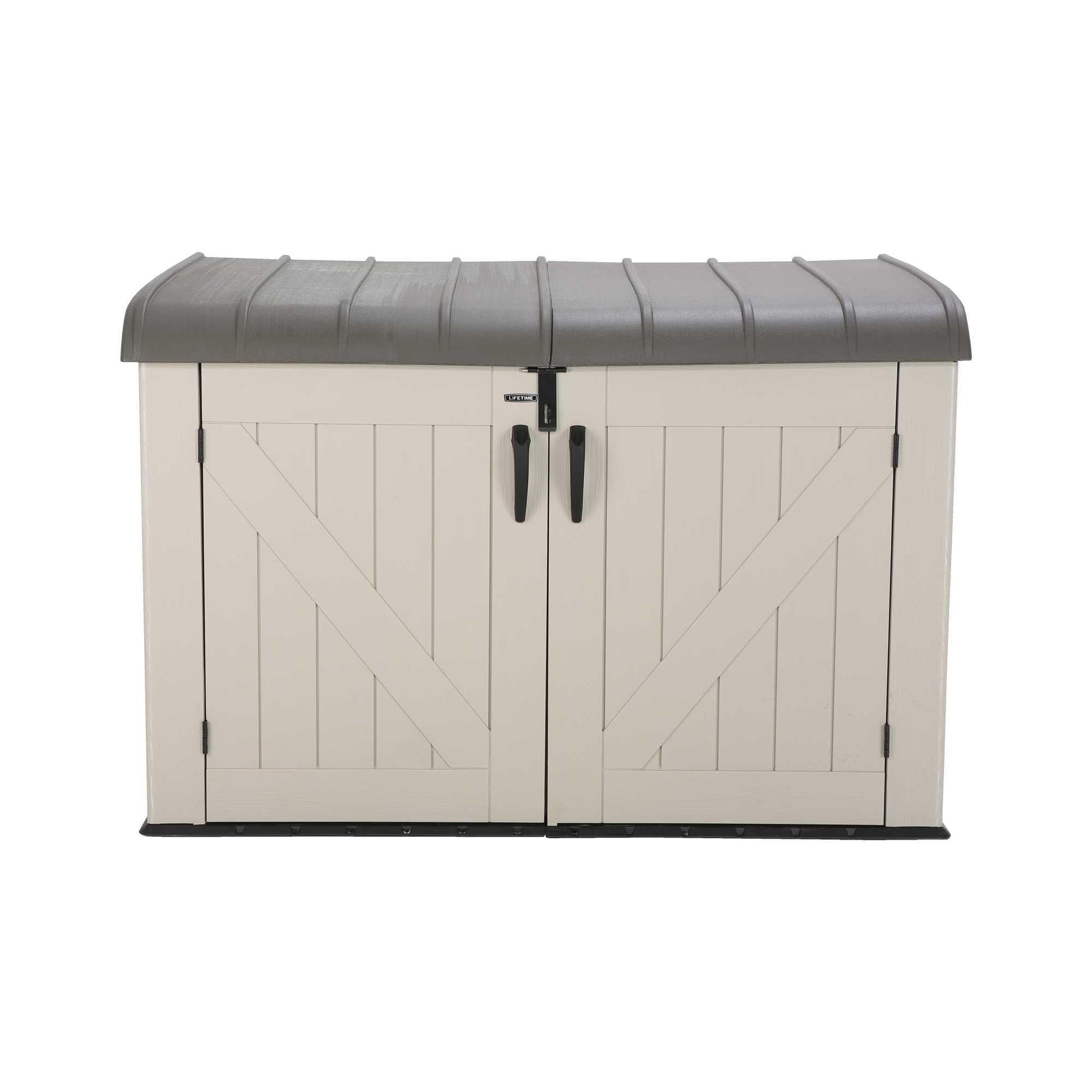 Lifetime Horizontal Storage Shed (75 Cubic Feet) - 60170 - Backyard Provider
