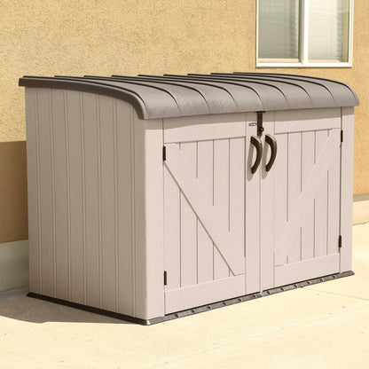 Lifetime Horizontal Storage Shed (75 Cubic Feet) - 60170 - Backyard Provider
