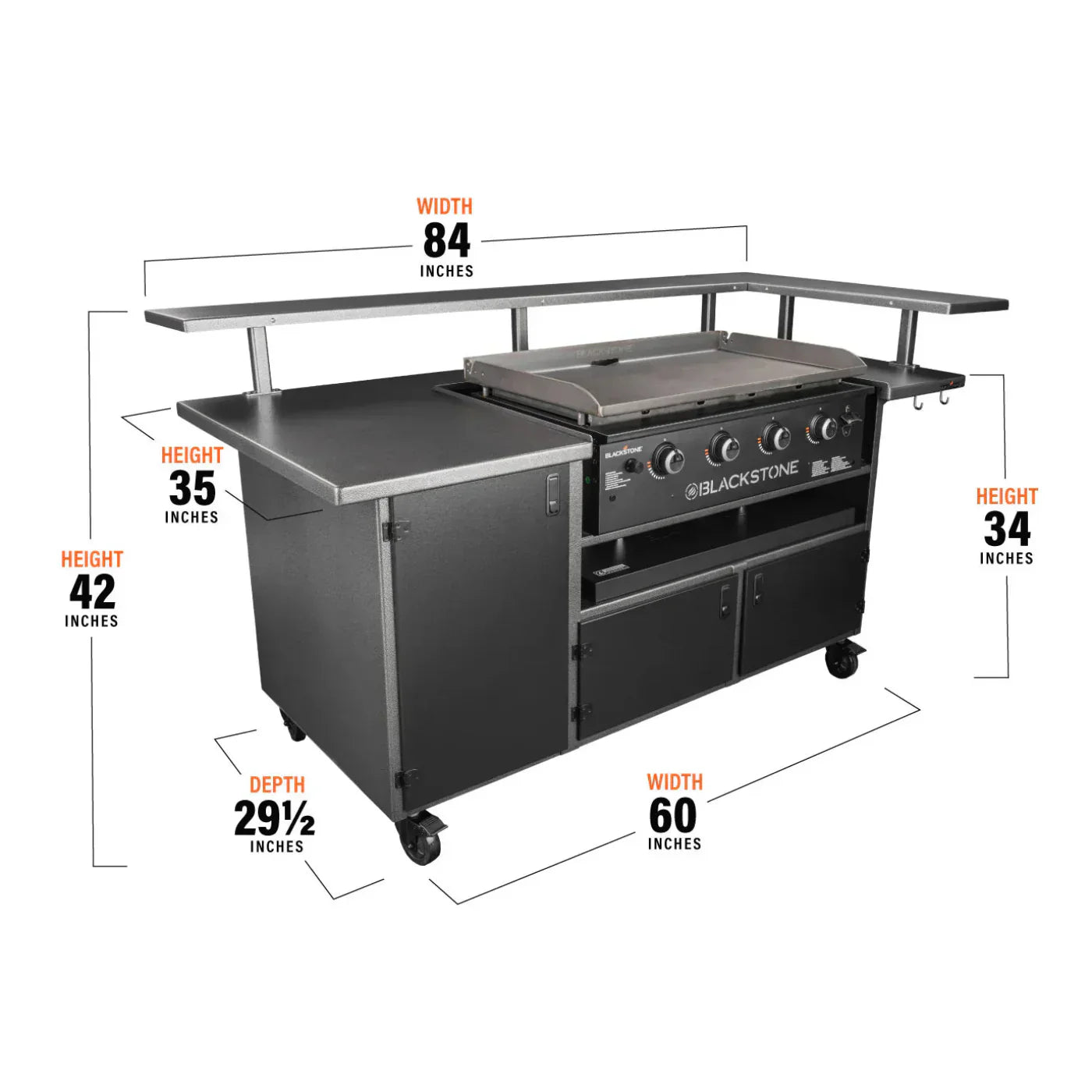 Blackstone 5 Person Chef's Table w/36" Griddle - 6023
