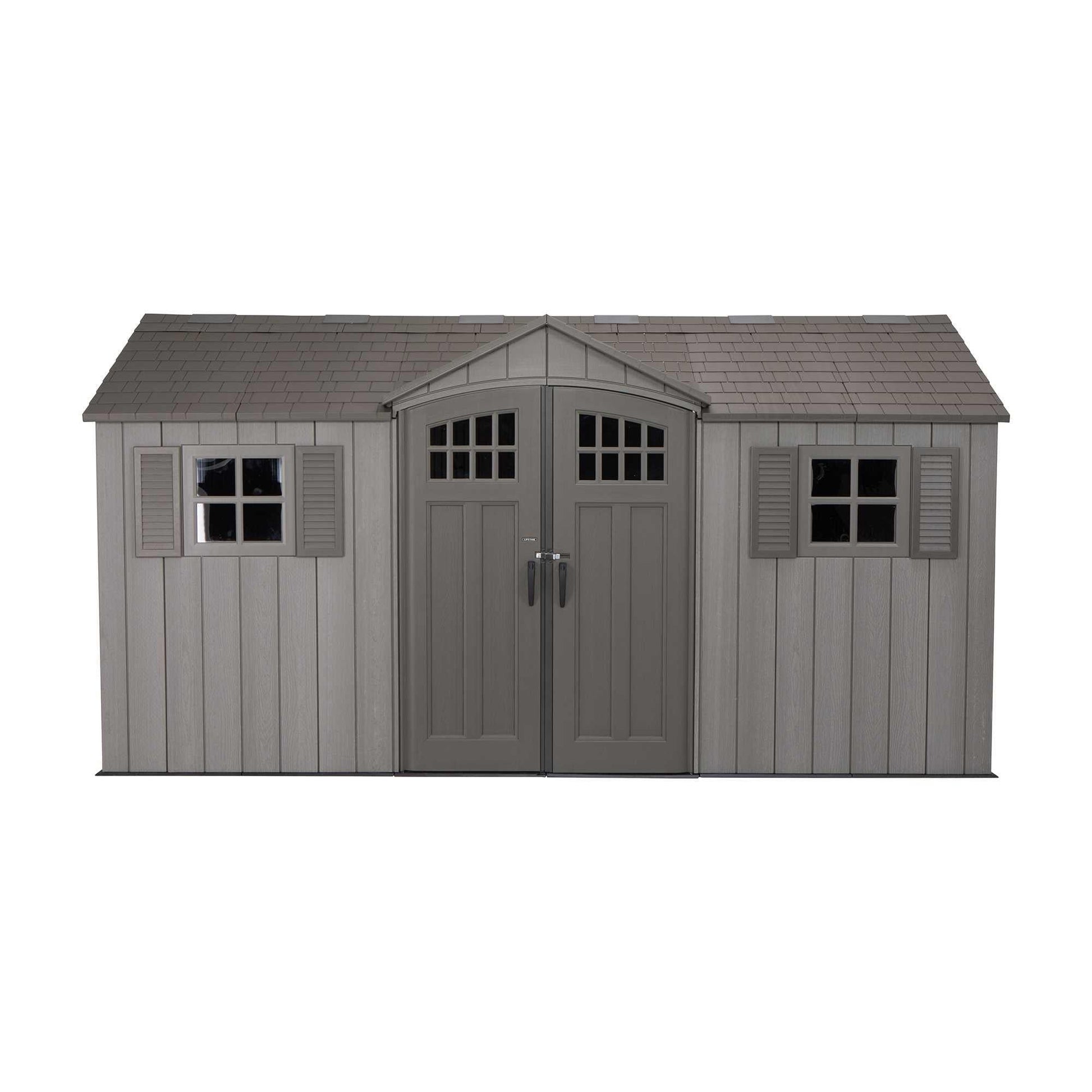 Lifetime 15 Ft X 8 Ft Outdoor Storage Shed - 60318 - Backyard Provider