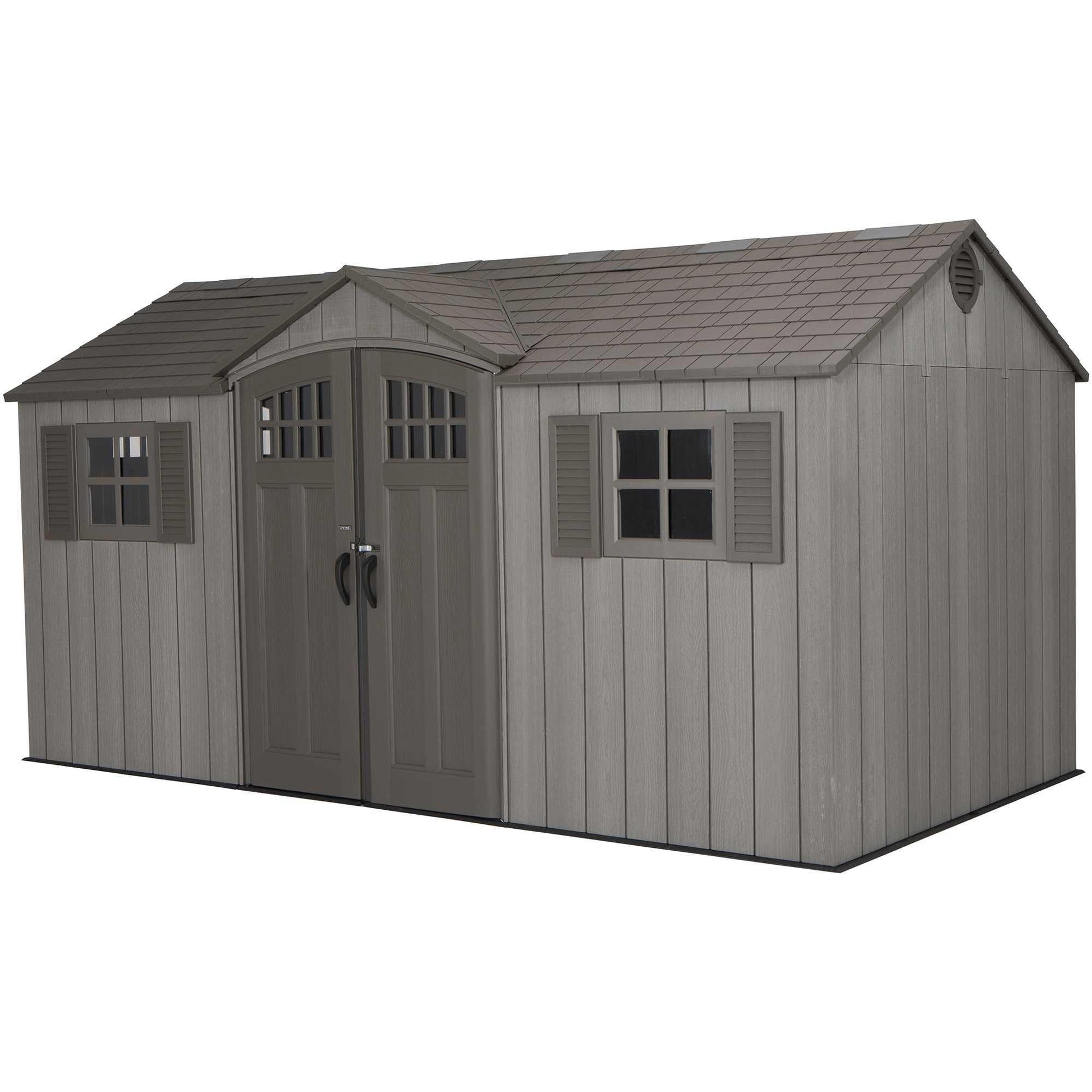 Lifetime 15 Ft X 8 Ft Outdoor Storage Shed - 60318 - Backyard Provider