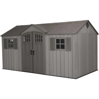 Lifetime 15 Ft X 8 Ft Outdoor Storage Shed - 60318 - Backyard Provider
