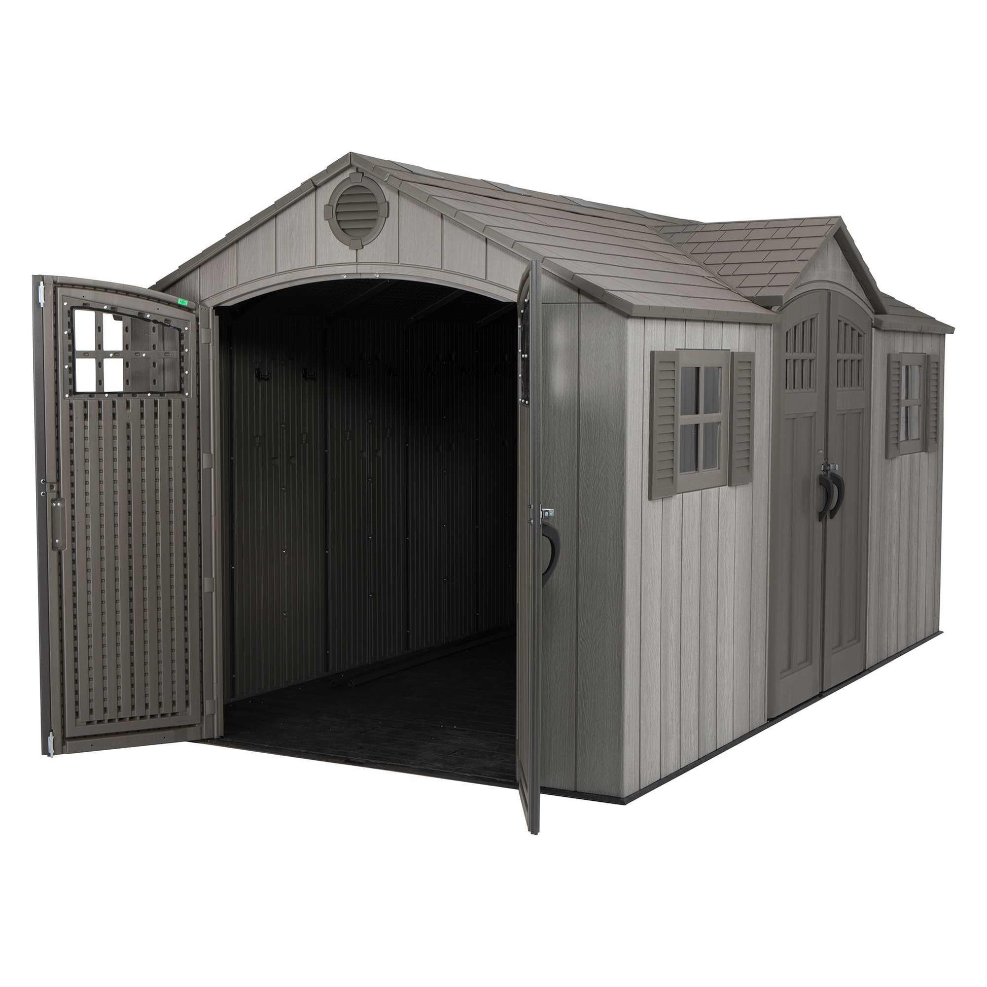 Lifetime 15 Ft X 8 Ft Outdoor Storage Shed - 60318 - Backyard Provider