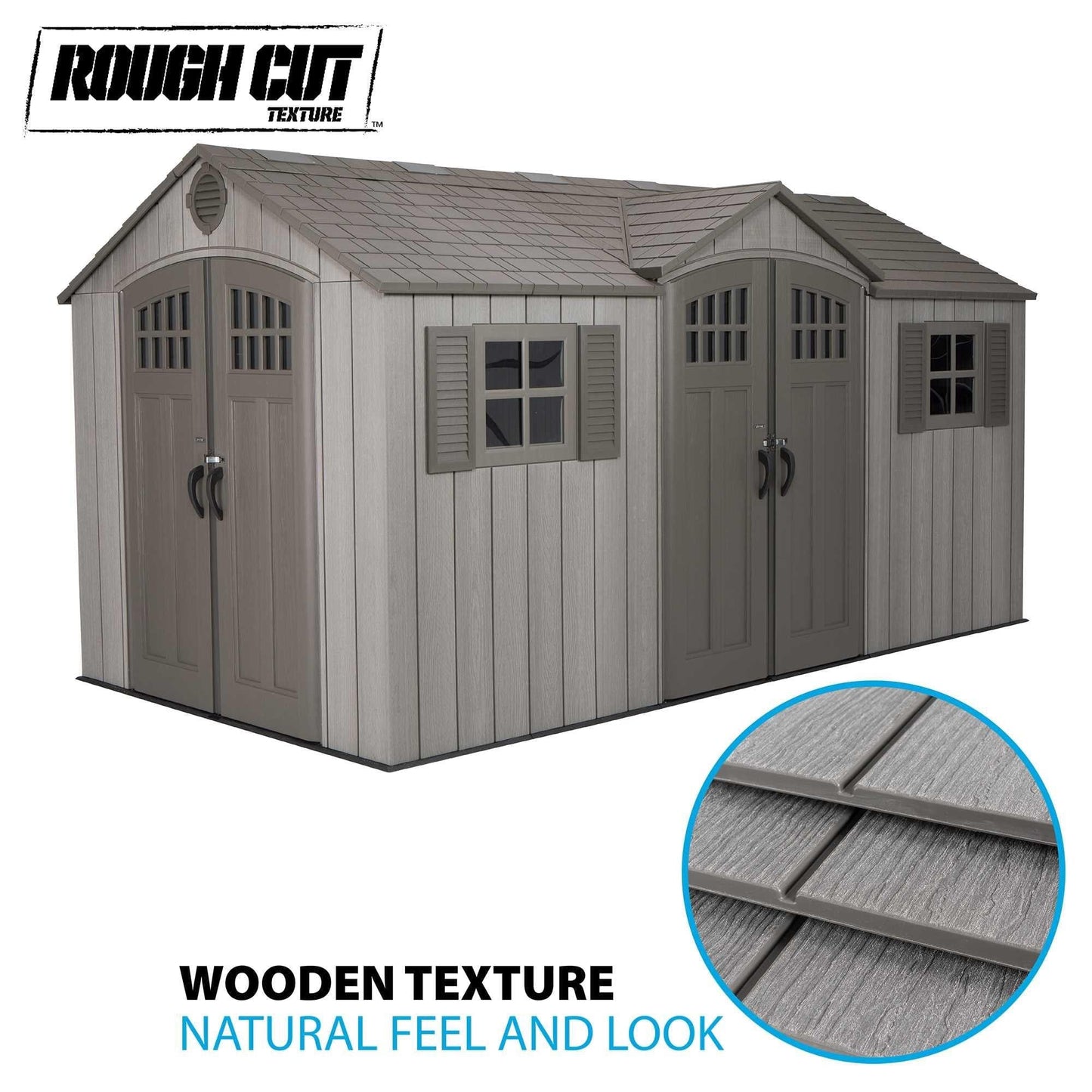 Lifetime 15 Ft X 8 Ft Outdoor Storage Shed - 60318 - Backyard Provider
