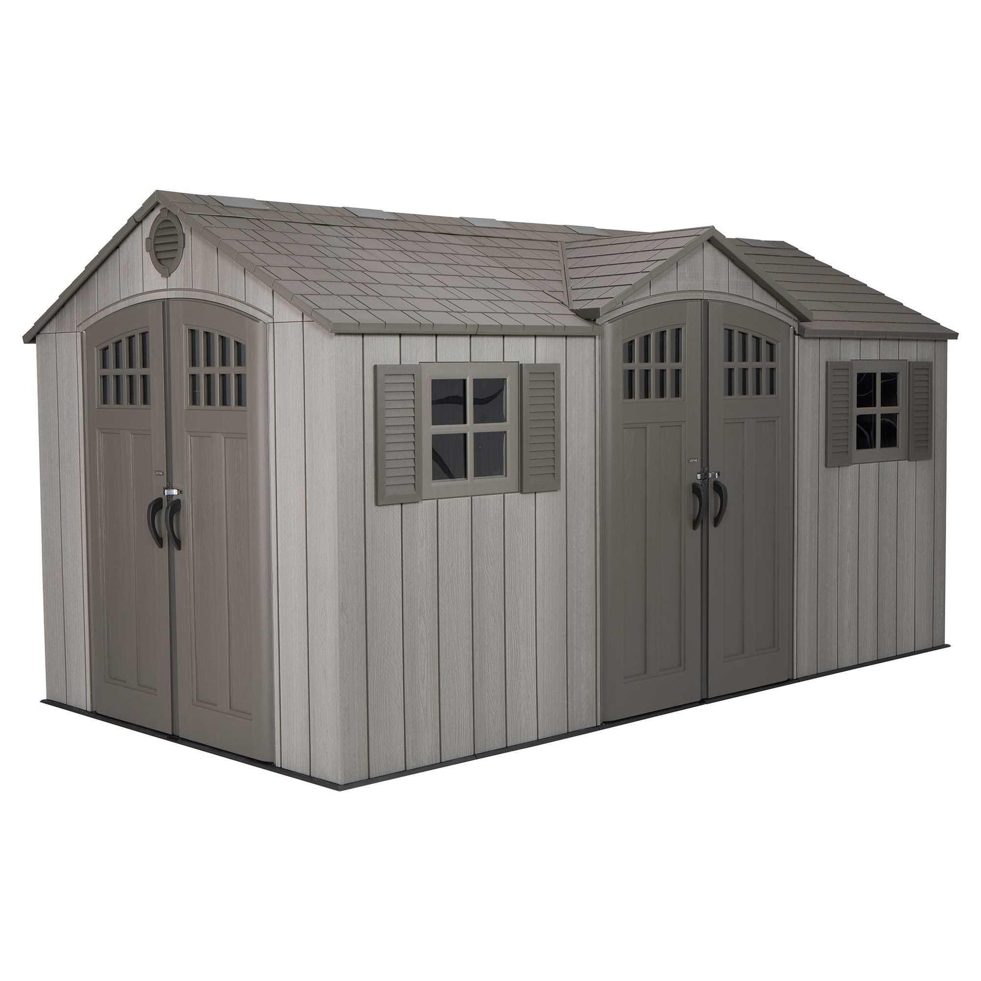 Lifetime 15 Ft X 8 Ft Outdoor Storage Shed - 60318 - Backyard Provider