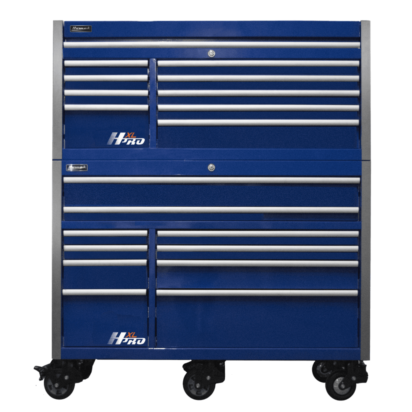 Homak  60” Big Dawg HXL Pro Series Roller Cabinet with Stainless Steel Top - HX04060111