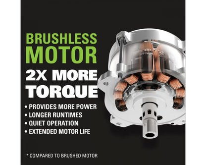 Greenworks 60V 16" Cordless Battery String Trimmer (Attachment Capable) & 10" Polesaw Attachment Combo Kit w/ 4.0 Ah Battery & Charger - 2135202-VK