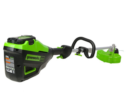 Greenworks 60V 16" Cordless Battery String Trimmer (Attachment Capable) & 8" Edger Attachment Combo Kit w/ 4.0 Ah Battery & Charger - 2135002-VK