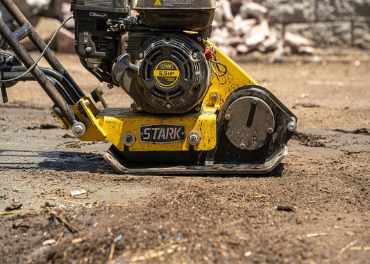 Stark USA 7.0hp Walk-Behind Vibratory Plate Compactor Rammer 212cc EPA Engine - KIT61003