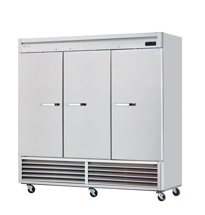 Blue Air| 81" Wide 3 Door Bottom Mount Reach-In Freezer -  BSF72-HC