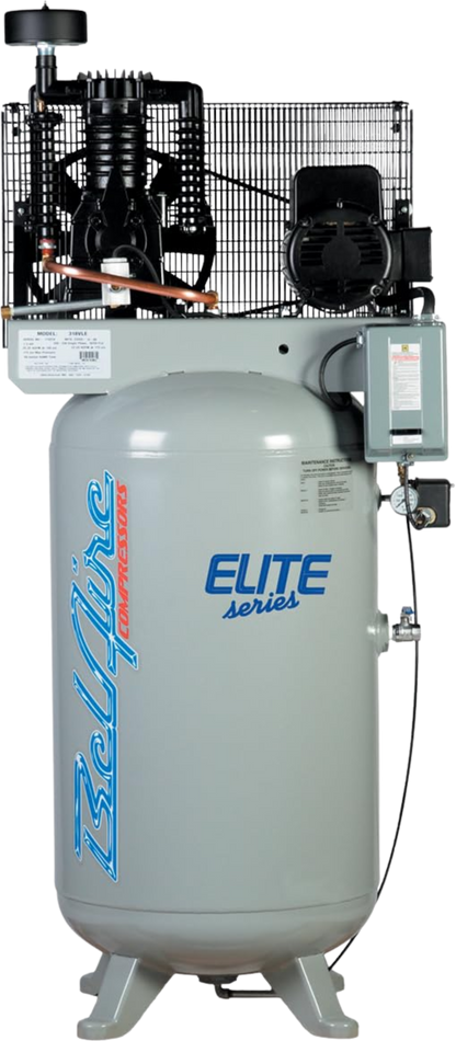 Belaire 318VLE Air Compressor 80 Gallon Two Stage Single Phase 7.5HP 175PSI Elite Series New - 2021119839