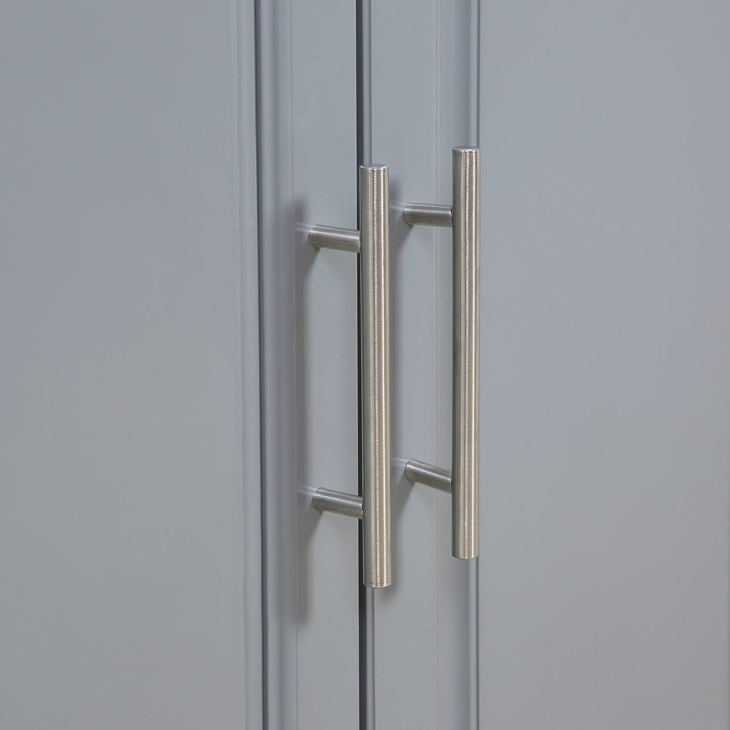 HomCom Rolling Kitchen Island with Storage, Portable Kitchen Cart - B0BL2T9PZV-1