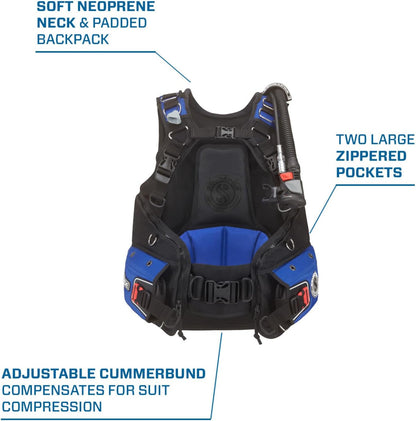 Scubapro Glide 2023 Womens BCD with AIR2 for Scuba Diving - BCD406 01-XS