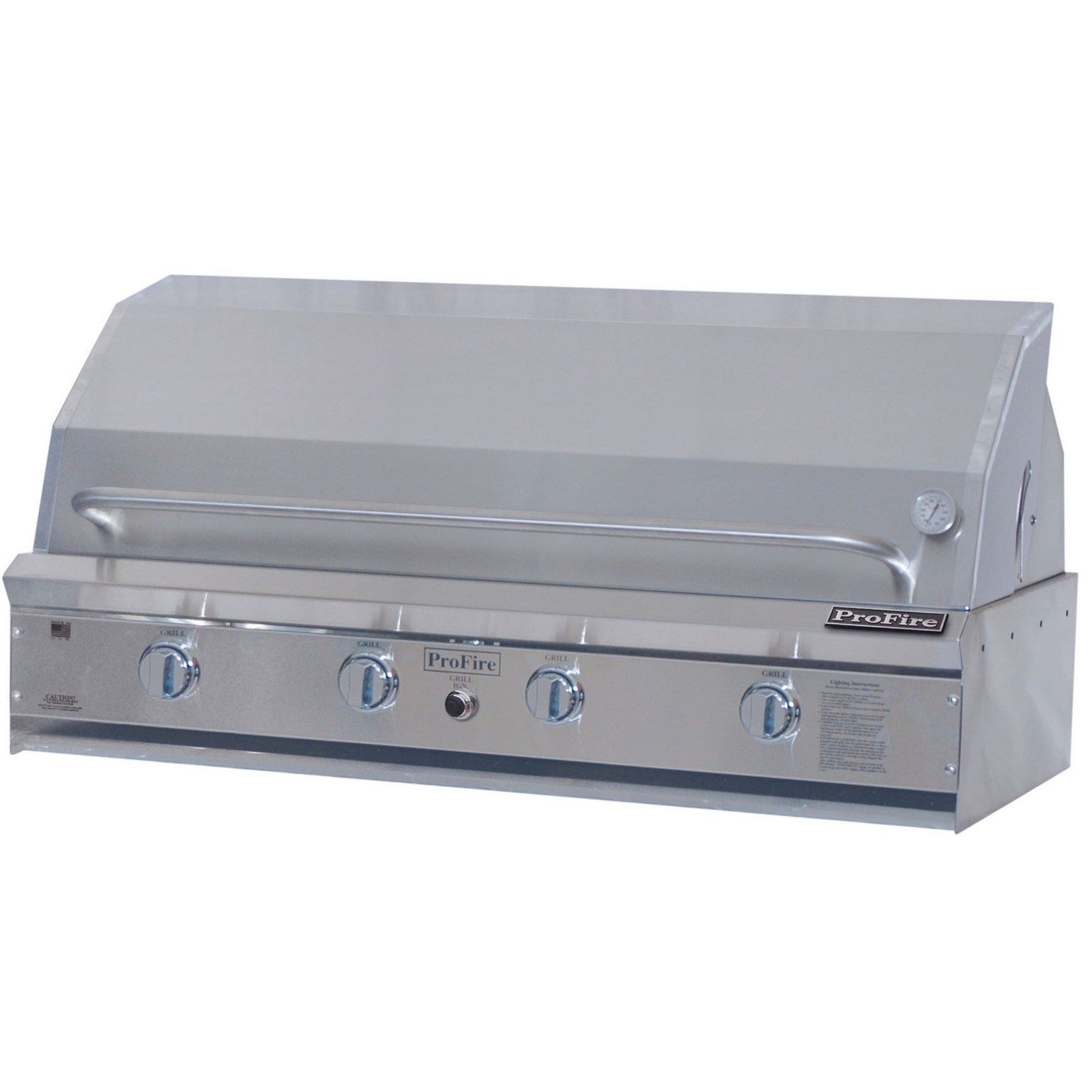 ProFire Briquette Series 48-Inch Built-In Infrared Hybrid Grill - BQPF48GIH-P
