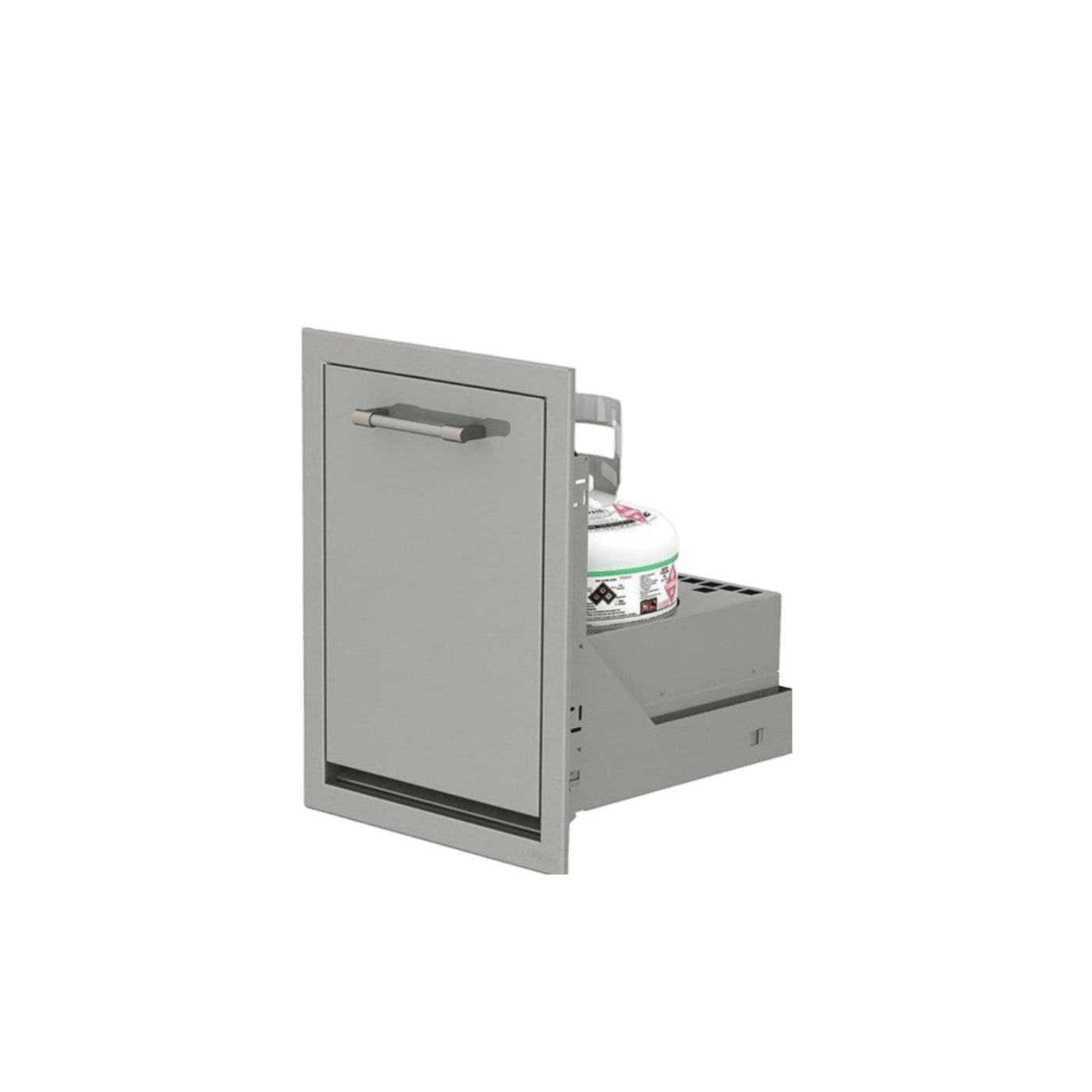 Alfresco 18-Inch Stainless Steel Lp Tank Drawer - Axe-18lptdr-Sc