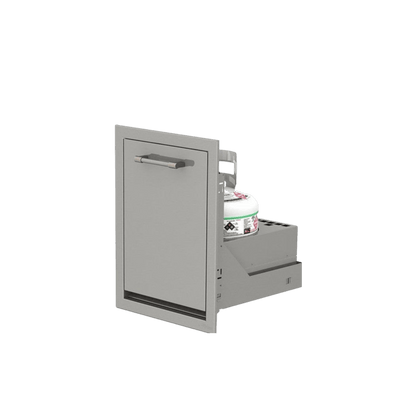 Alfresco 18-Inch Stainless Steel Lp Tank Drawer - Axe-18lptdr-Sc