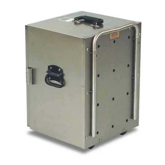 Forbes Industries 6269 15" Mobile Stainless Steel Hot Box - Solid Fuel Style, W/handle. - 6269