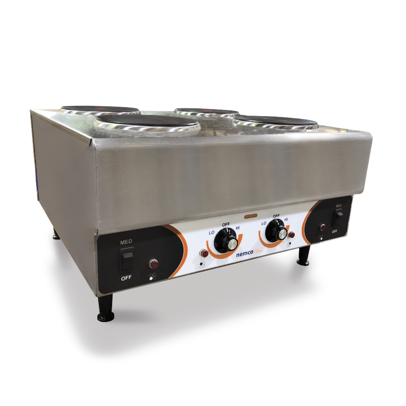 Nemco 6311-4-240 Four Burner Electric Countertop Hotplate - NE63114240