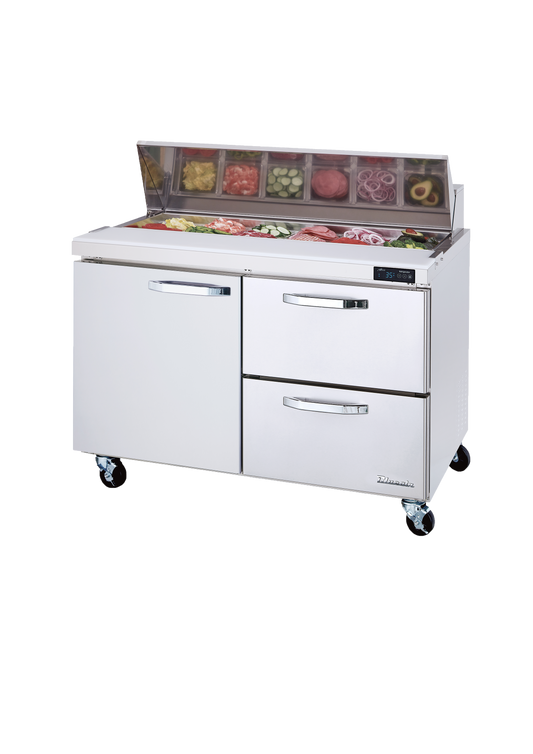 Blue Air  60" Wide 2 Drawer Sandwich Prep Table - BLPT60-D2R-HC