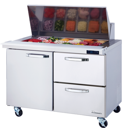 Blue Air | 48" Wide 2 Drawer Mega Top Sandwich Prep Table - BLMT48-D2R-HC