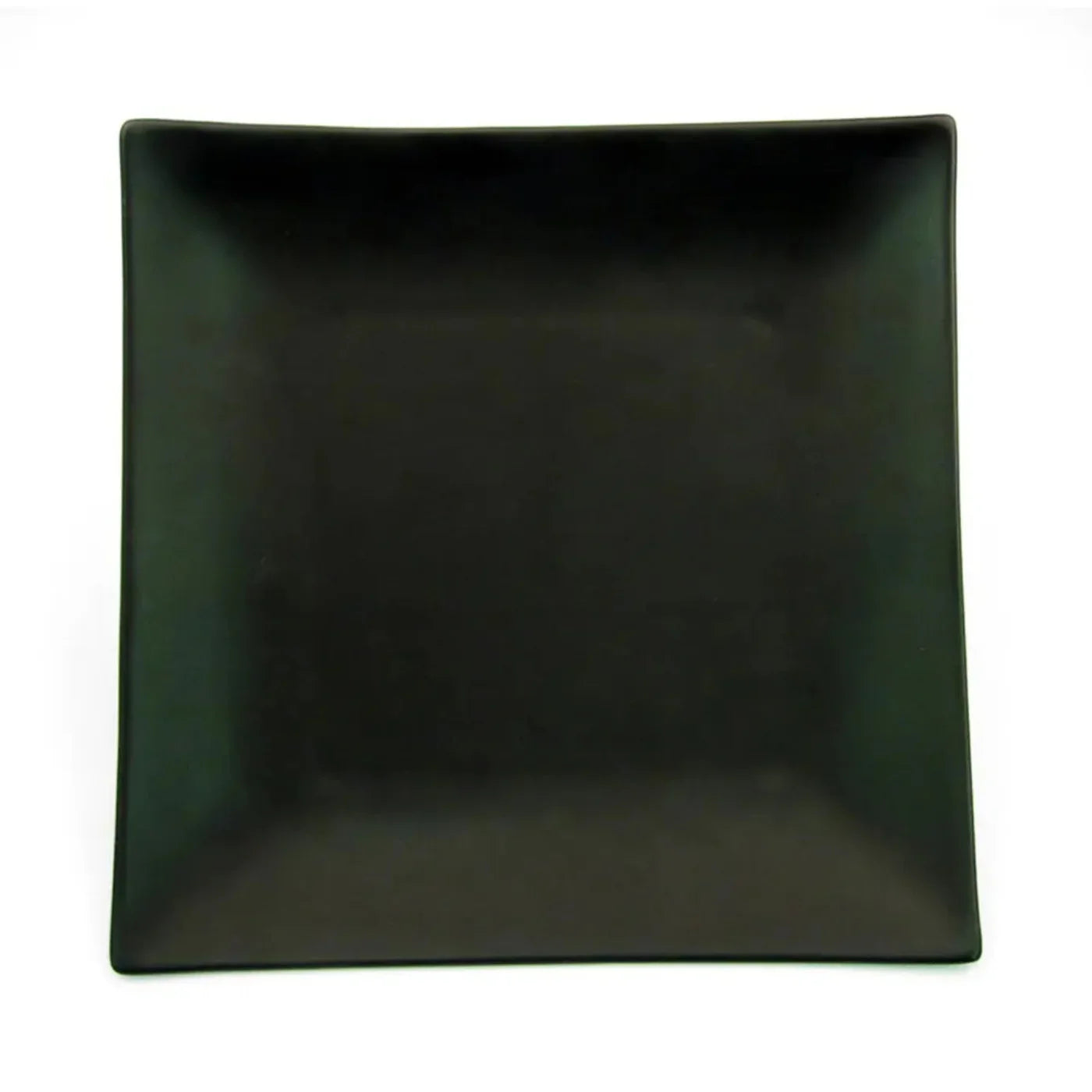 CAC China Square Plate Non-Glare Glaze Black 9" Case of 24 Pcs - 666-8-BLK