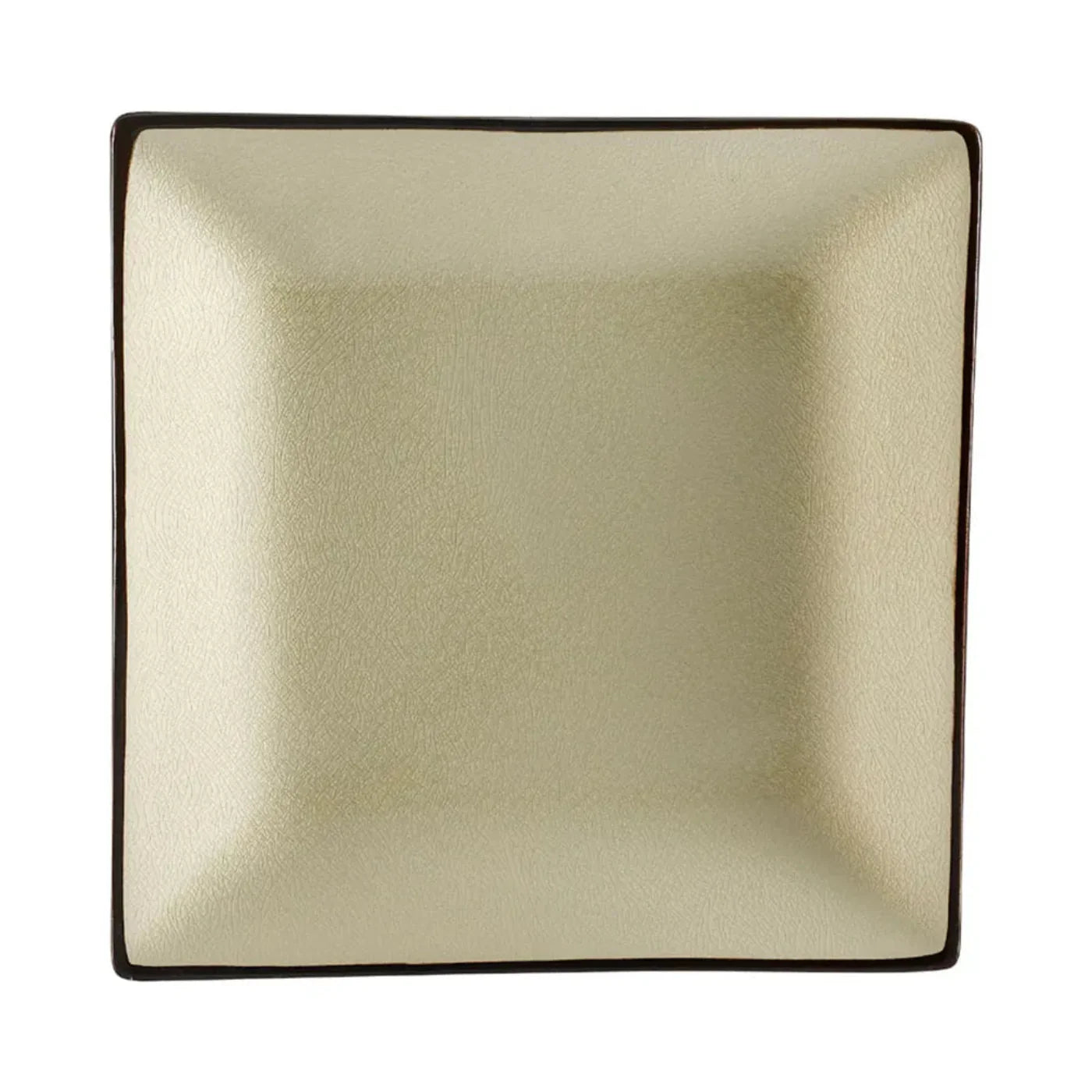 CAC China Square Plate Creamy White 10" Case of 12 Pcs - 6-S16-W