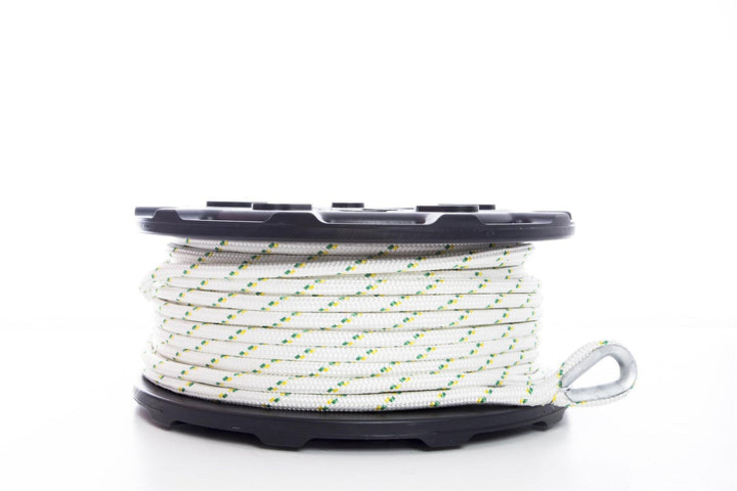 Portable Winch Double Braided 1/2" x 328' Polyester Rope with Splices & Thimbles - PW,PCA-1213M2ESC