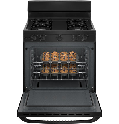HOTPOINT RGBS300DMBB Hotpoint 30" Free-Standing Gas Range - RGBS300DMBB-KT