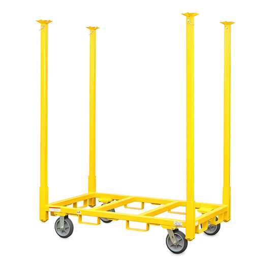 American Cart Warehouse Rack with 72 in legs and 8 in casters - 67482