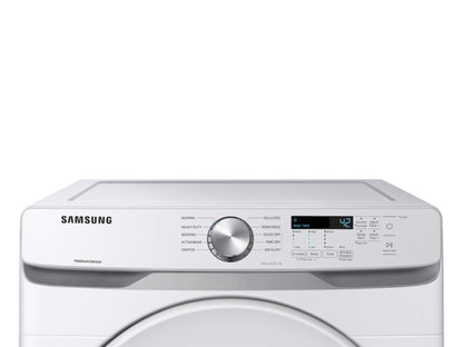 SAMSUNG DVG45T6000W 7.5 cu. ft. Gas Dryer with Sensor Dry in White - DVG45T6000W-KT